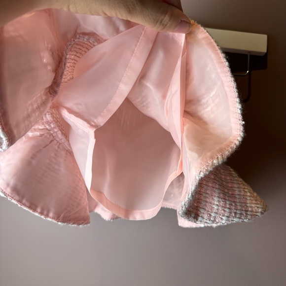 Janie and Jack Pink Boucle Skirt 3-6M - Picture 5 of 7